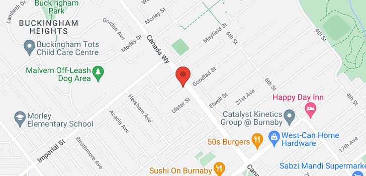 map of 7690 FORMBY STREET